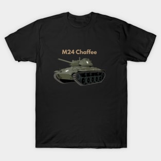 M24 Chaffee American WW2 Tank T-Shirt